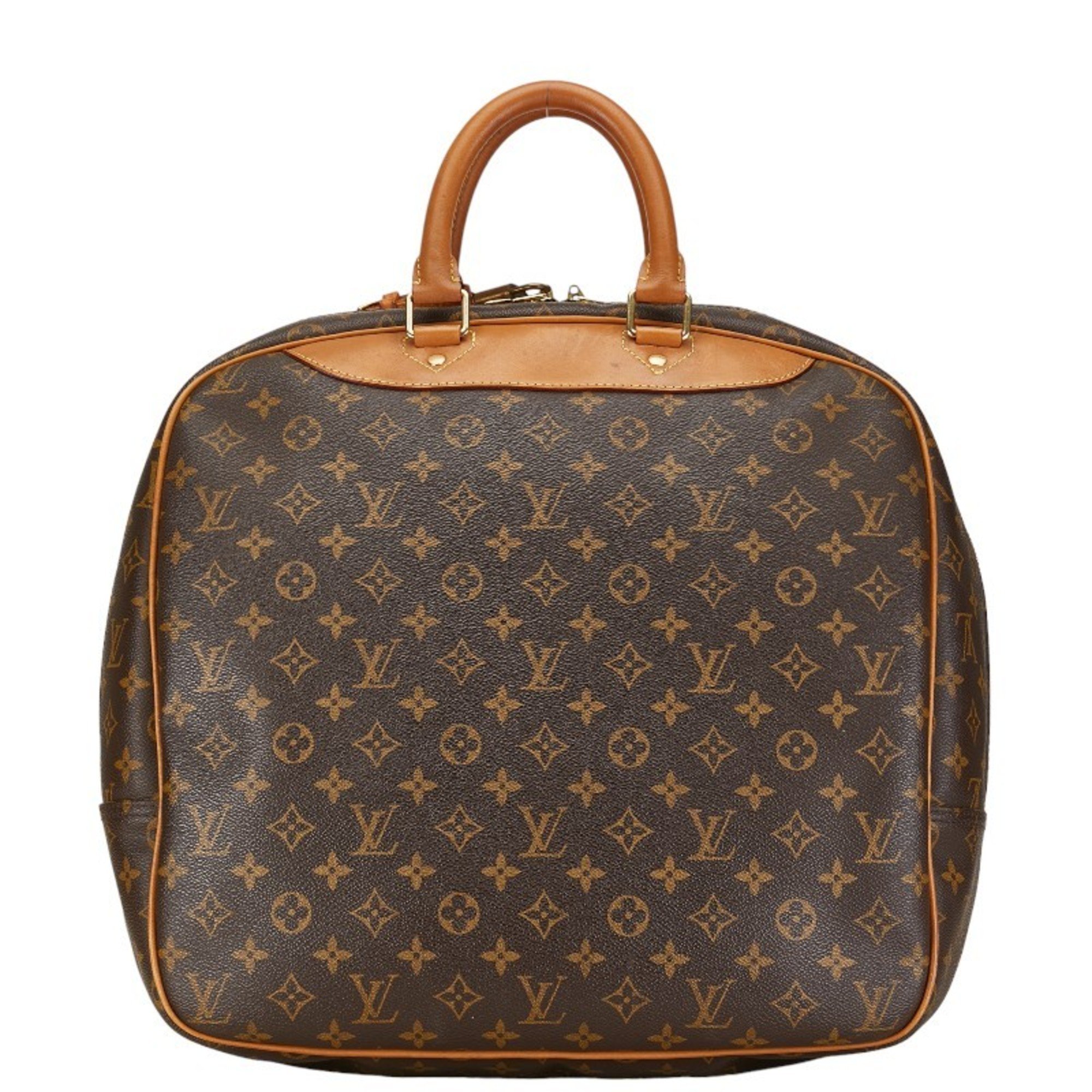 Louis Vuitton Monogram Evasion Boston Bag Travel M41443 Brown PVC Leather Women's LOUIS VUITTON