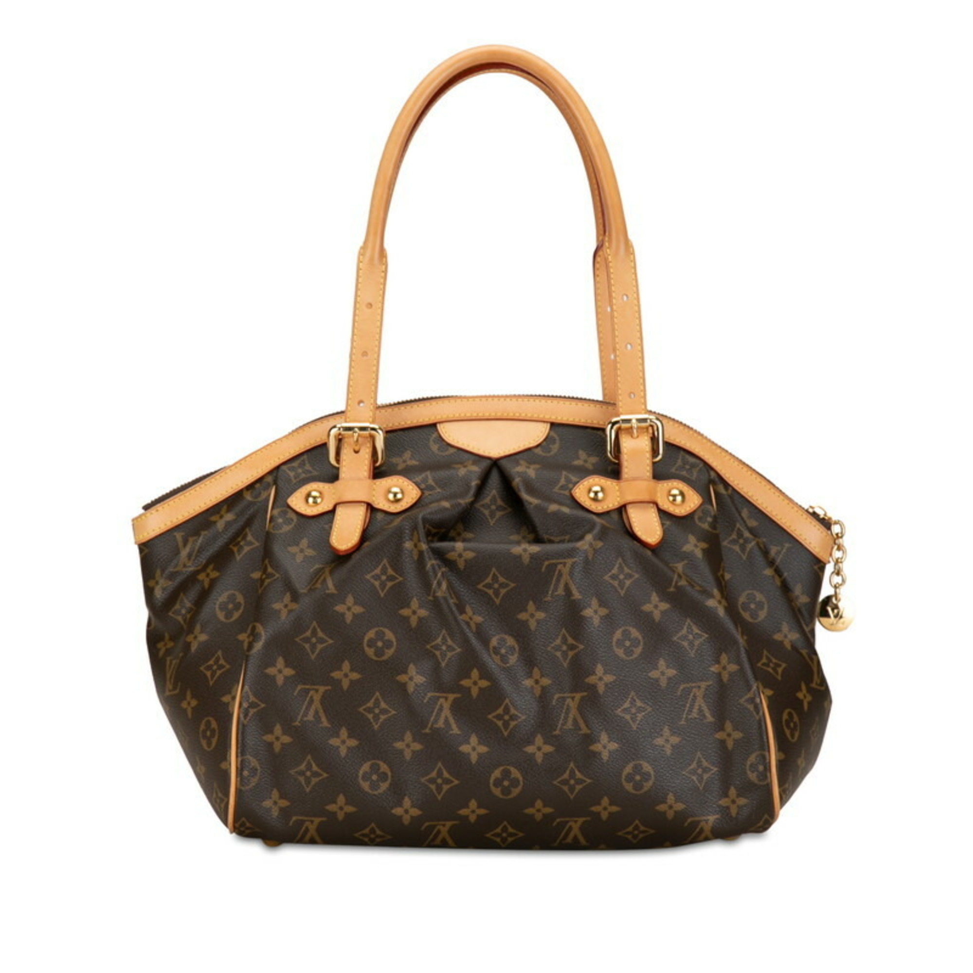 Louis Vuitton Monogram Tivoli GM Handbag Shoulder Bag M40144 Brown PVC Leather Women's LOUIS VUITTON