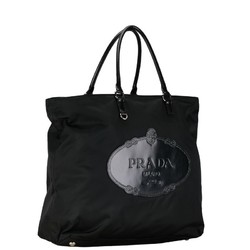 Prada Tote Bag Shoulder Black Nylon Leather Women's PRADA