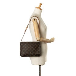 Louis Vuitton Monogram Musette Tango Short Shoulder Bag Handbag M51257 Brown PVC Leather Women's LOUIS VUITTON