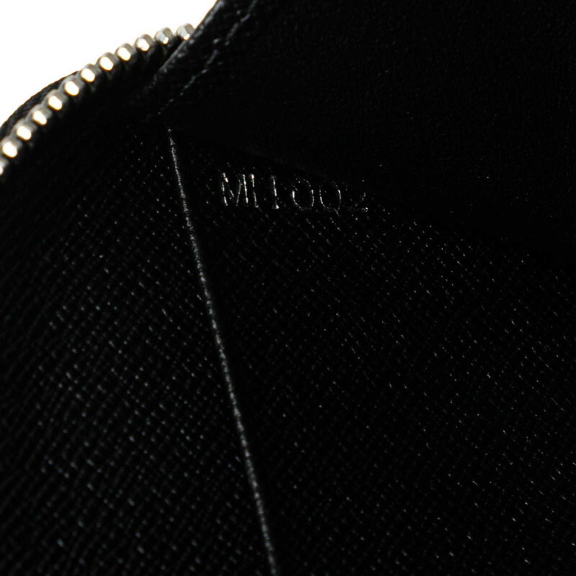 Louis Vuitton Taiga Organizer Atoll Round Long Wallet M30652 Black Leather Men's LOUIS VUITTON