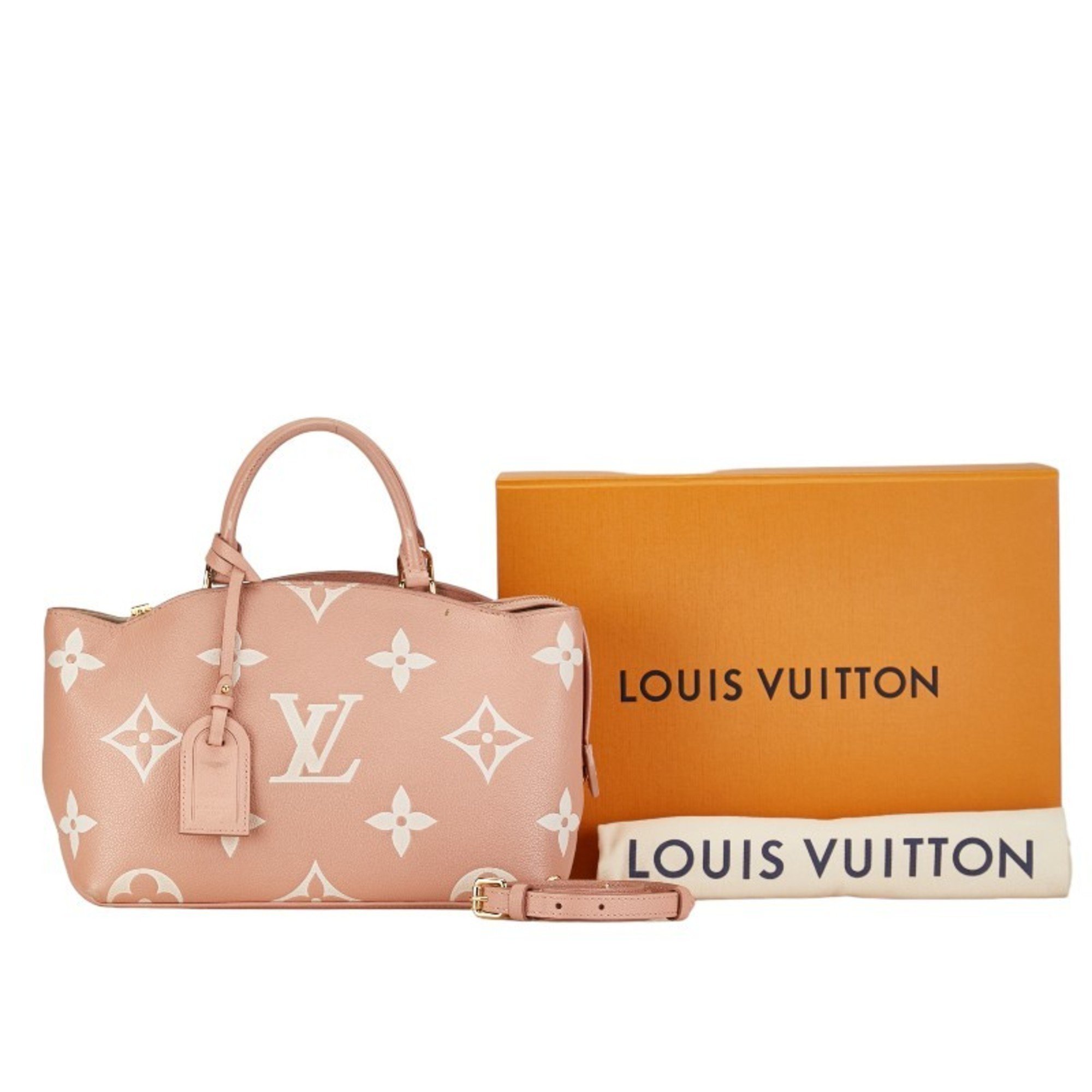 Louis Vuitton Monogram Empreinte Petit Palais PM Handbag Shoulder Bag M46353 Pink Leather Women's LOUIS VUITTON