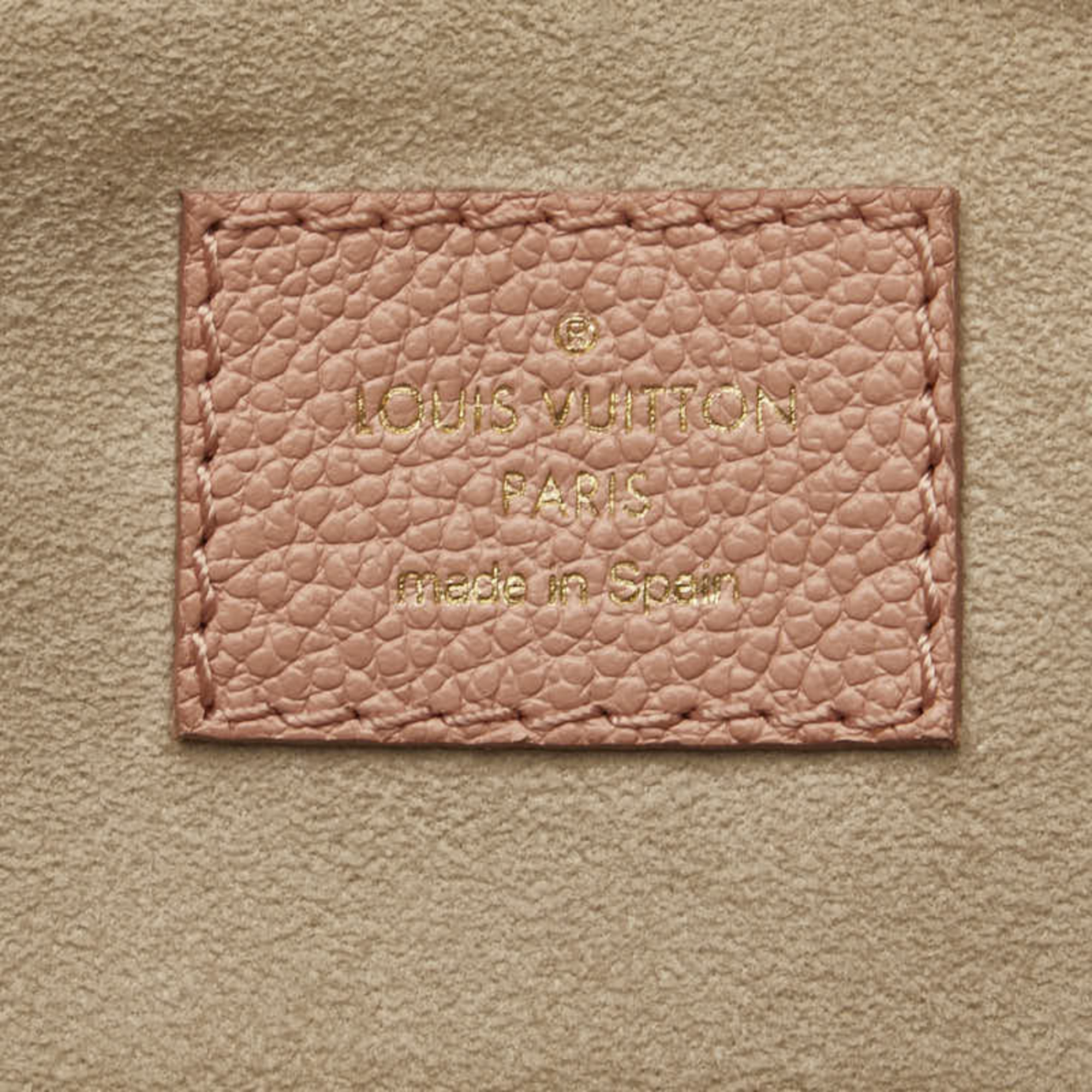 Louis Vuitton Monogram Empreinte Petit Palais PM Handbag Shoulder Bag M46353 Pink Leather Women's LOUIS VUITTON