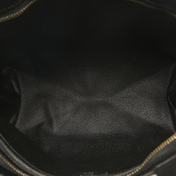 Celine Macadam Handbag Tote Bag Black PVC Leather Women's CELINE