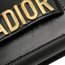 Christian Dior Dior J'ADIOR Chain Shoulder Bag Black Leather Women's