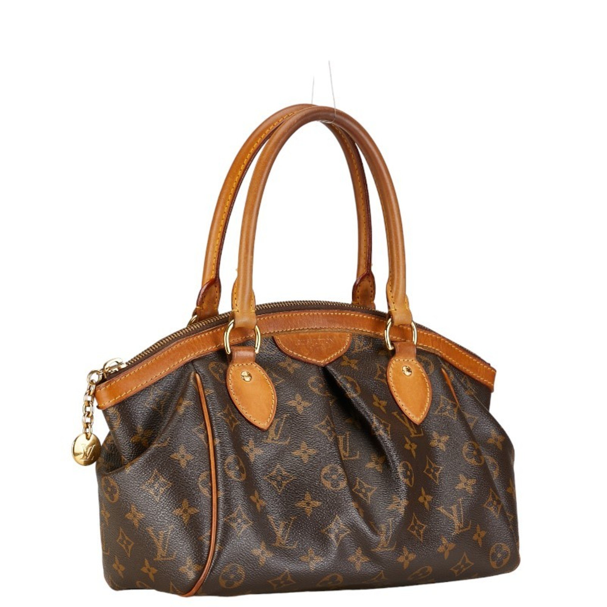 Louis Vuitton Monogram Tivoli PM Handbag M40143 Brown PVC Leather Women's LOUIS VUITTON