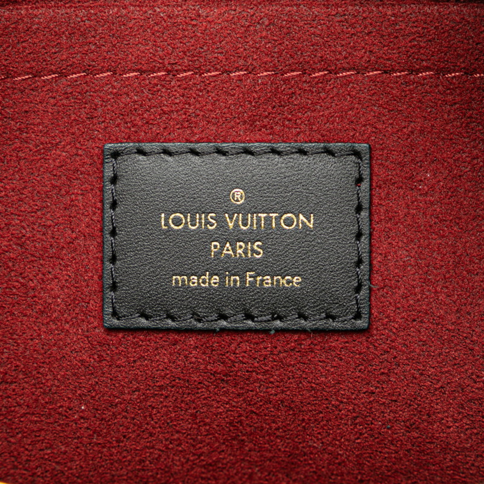 Louis Vuitton Monogram Empreinte Montaigne BB Handbag Shoulder Bag M45778 Black Noir Leather Women's LOUIS VUITTON