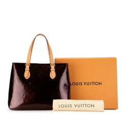 Louis Vuitton Monogram Vernis Blended Wood Tote Bag M91994 Amaranth Purple Patent Leather Women's LOUIS VUITTON