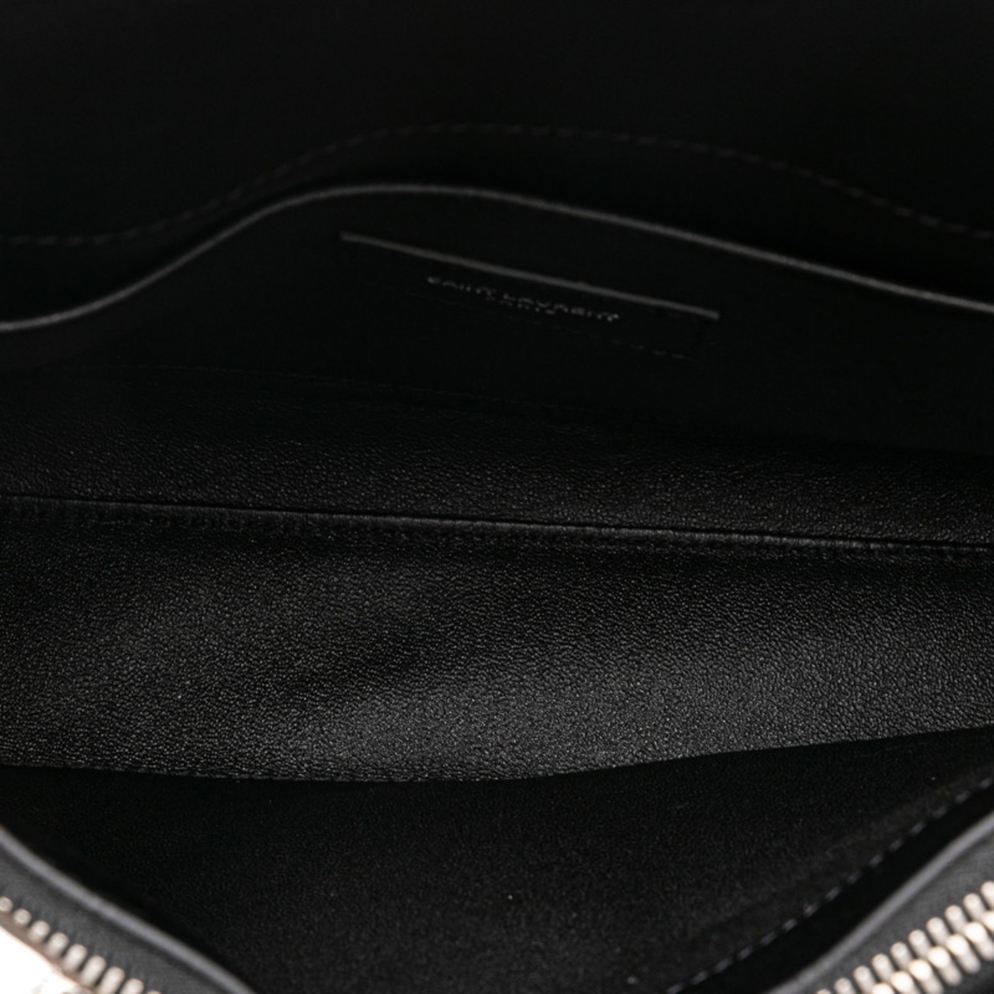 Saint Laurent Sac du Jour Baby Handbag Shoulder Bag 413047 Black Pink Leather Women's SAINT LAURENT