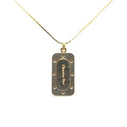 Christian Dior Dior pendant necklace gold plated for women