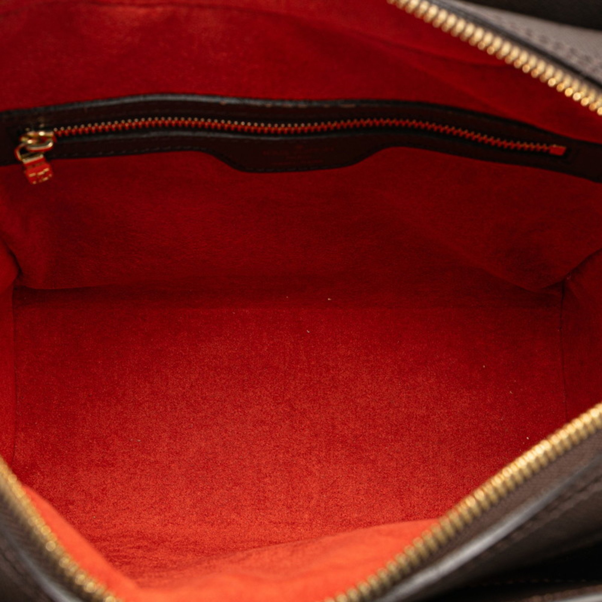 Louis Vuitton Damier Triana Handbag N51155 Brown PVC Leather Women's LOUIS VUITTON