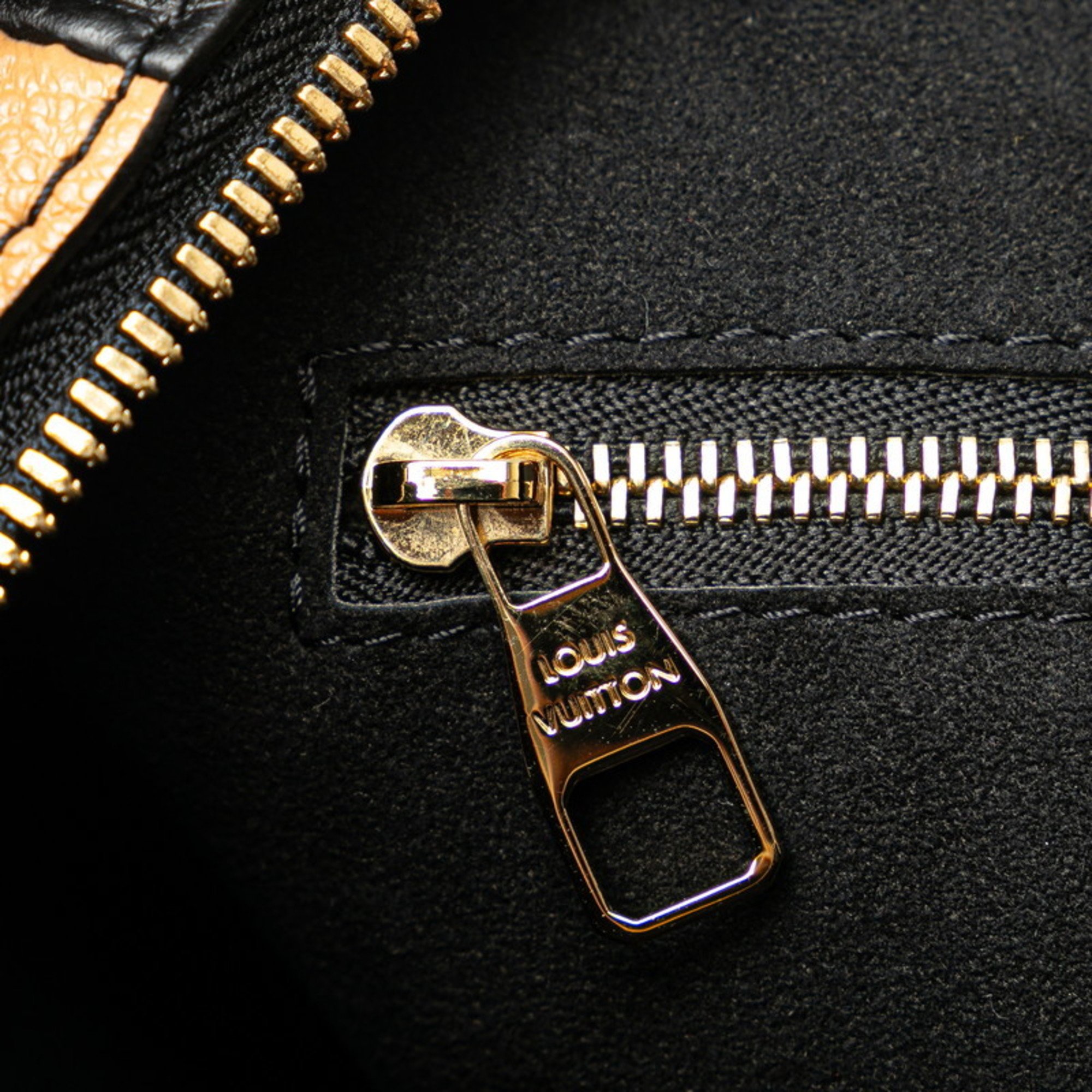 Louis Vuitton Monogram Empreinte Wild at Heart Speedy Bandouliere 25 Handbag Shoulder Bag M58524 Black Brown Leather Women's LOUIS VUITTON