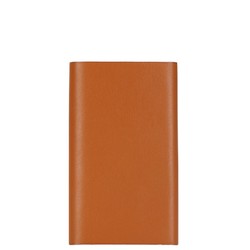 Hermes Cahier Roulet Roll Notebook Planner Cover 12 Holes Brown Chevre Women's HERMES