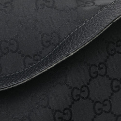 Gucci GG Canvas Abby Handbag Tote Bag 293578 Black Leather Women's GUCCI