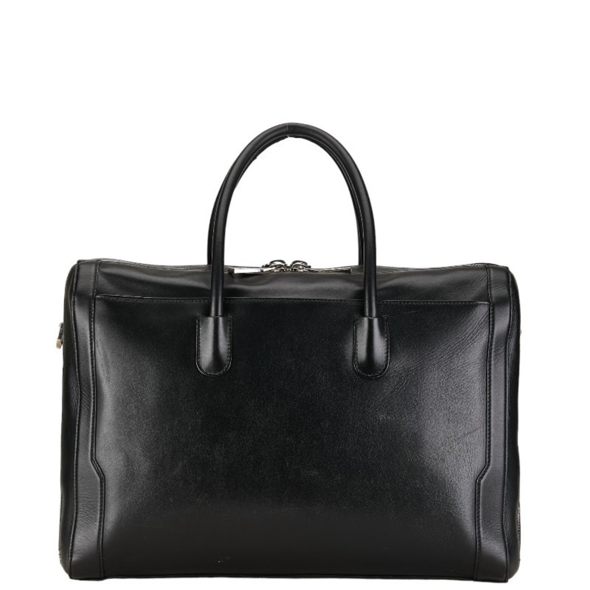 Versace Medusa Handbag Black Leather Women's VERSACE