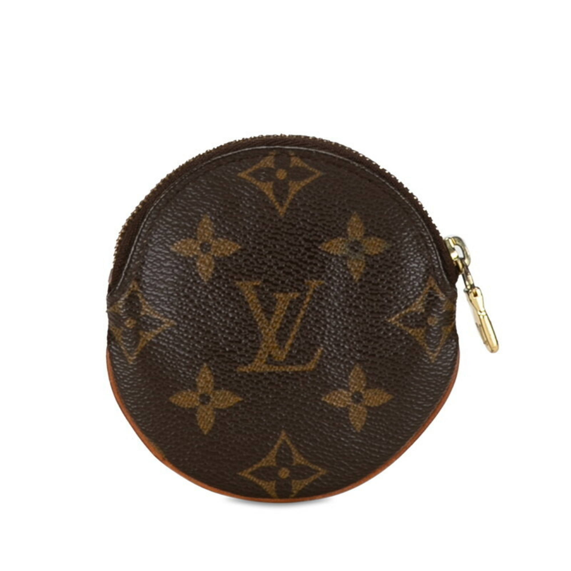 Louis Vuitton Monogram Portemonnay Long Coin Purse M61926 Brown PVC Leather Women's LOUIS VUITTON