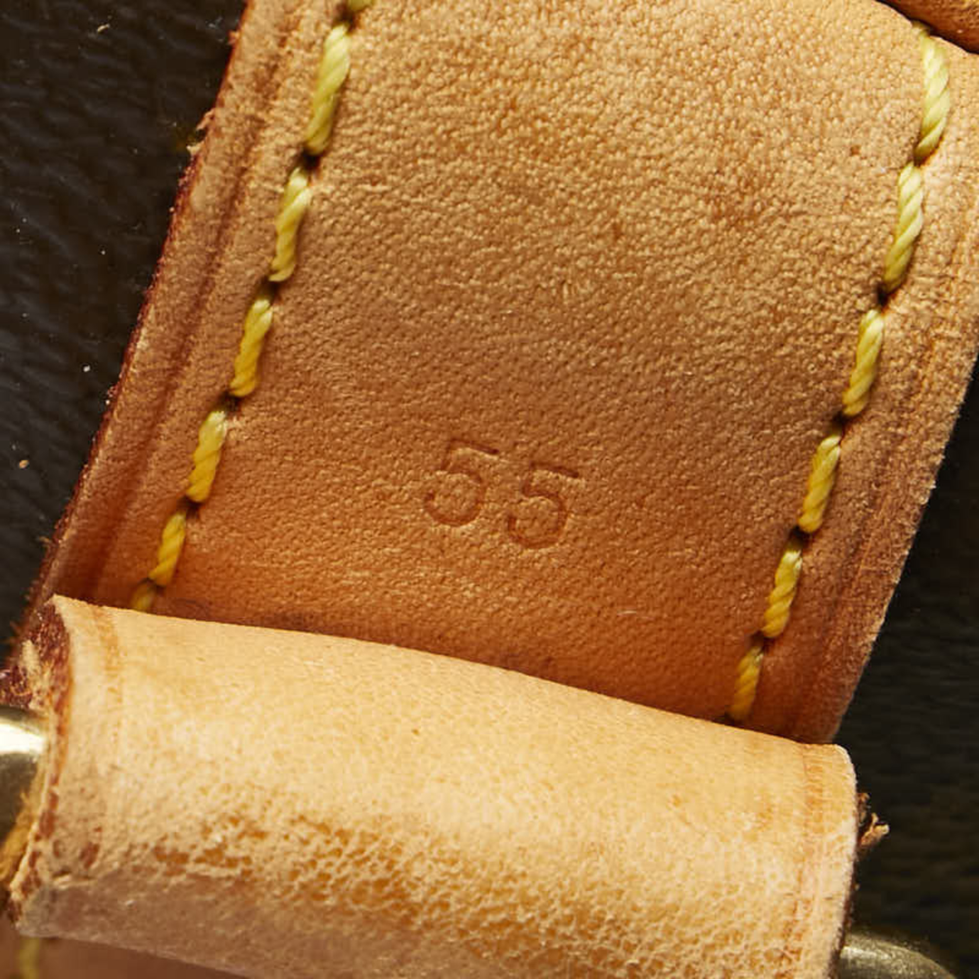 Louis Vuitton Monogram Keepall 55 Boston Bag Travel M41424 Brown PVC Leather Women's LOUIS VUITTON