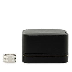 Chanel Ultra Ring #49 K18WG White Gold Ceramic Women's CHANEL