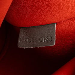 Celine Trapeze Handbag Shoulder Bag 174683 Grey Black Orange Leather Suede Women's CELINE