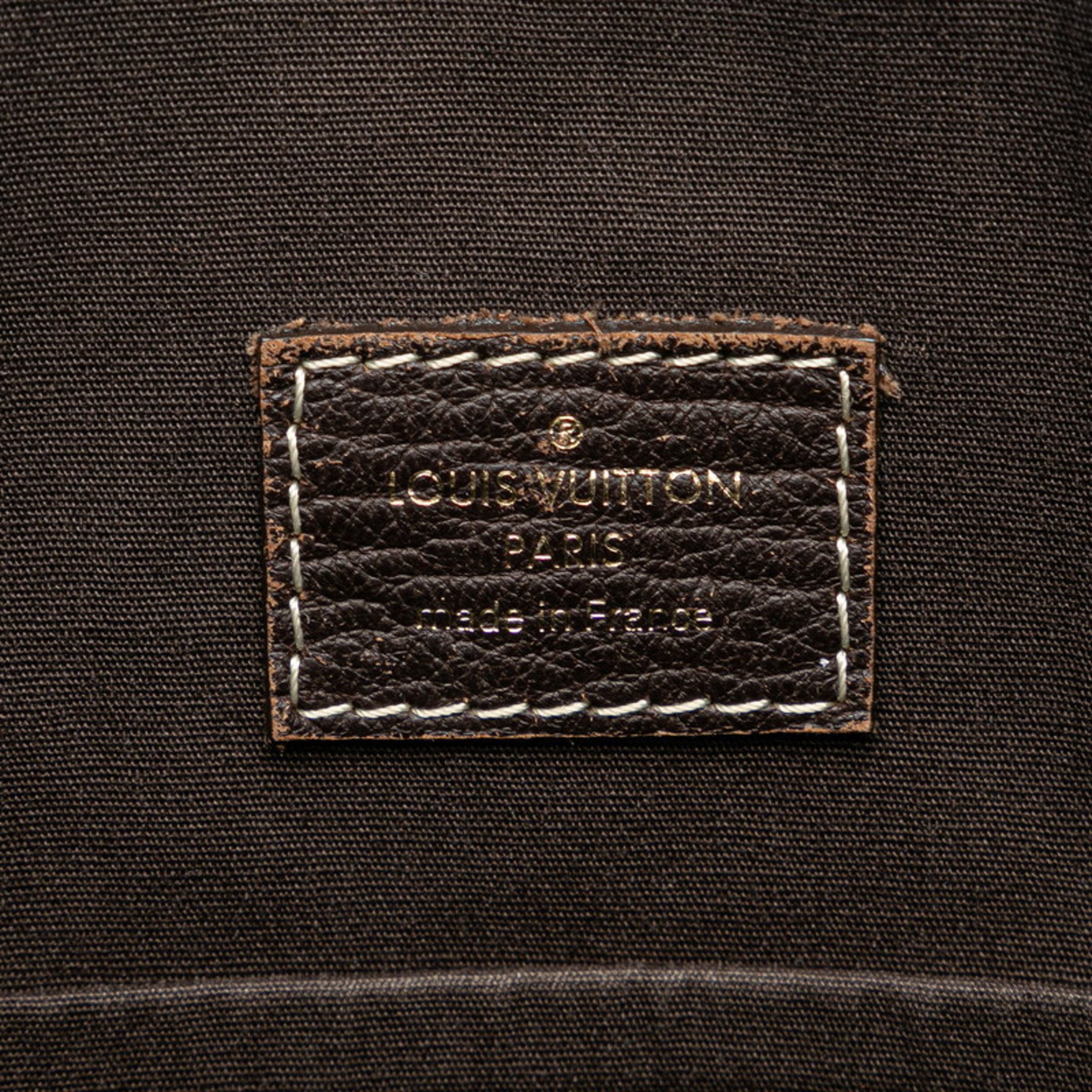 Louis Vuitton Monogram Lan Besass Anjou Shoulder Bag M95617 Brown Canvas Leather Women's LOUIS VUITTON