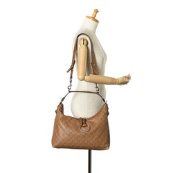 Gucci Guccissima Handbag Shoulder Bag 232961 Brown Leather Women's GUCCI