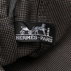Hermes Air Line Tote MM Handbag Grey Canvas Women's HERMES