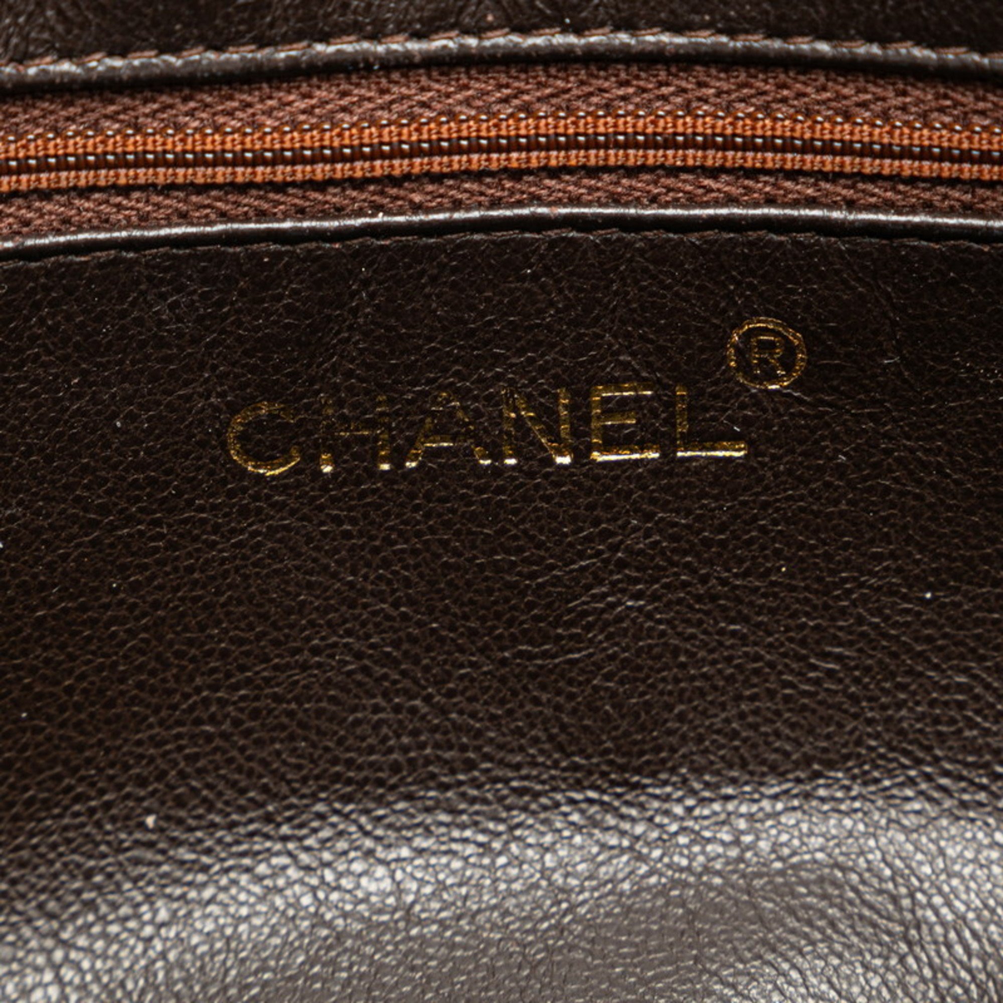 Chanel Matelasse Coco Mark Shoulder Bag Brown Suede Women's CHANEL