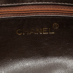 Chanel Matelasse Coco Mark Shoulder Bag Brown Suede Women's CHANEL