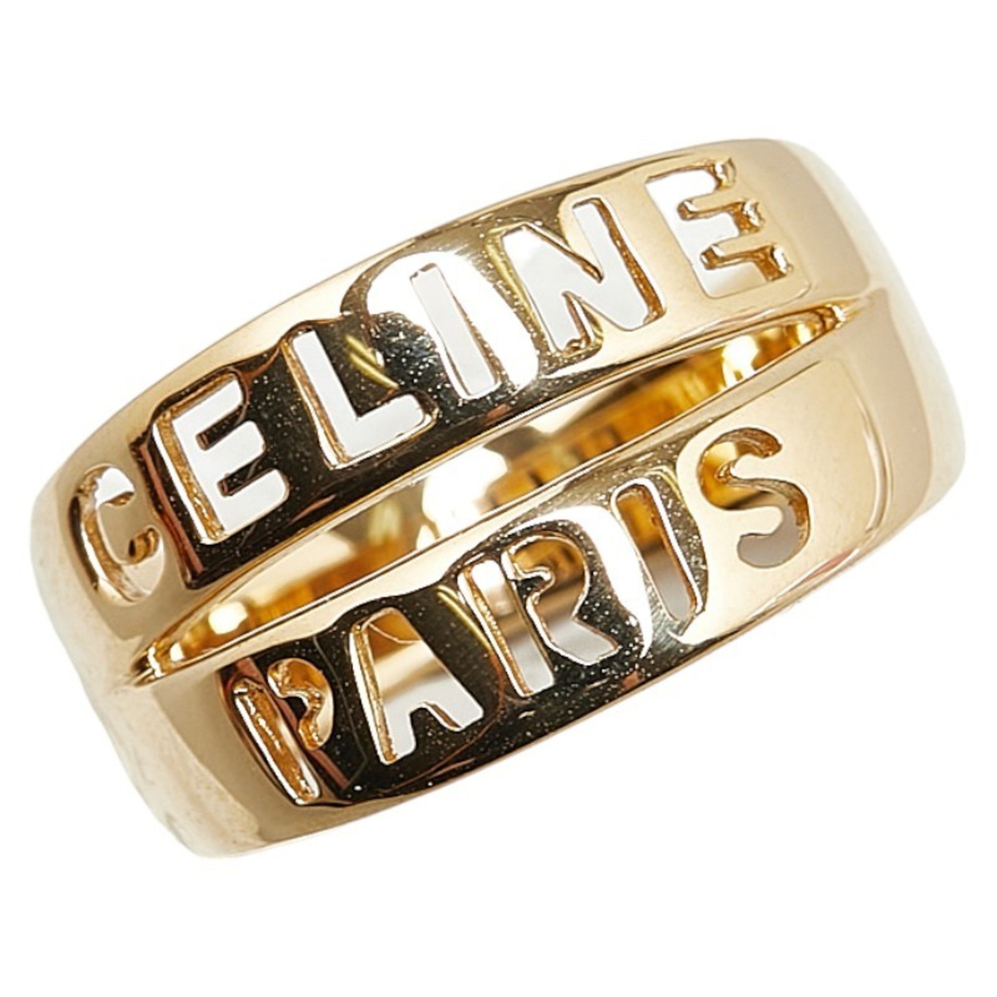 CELINE Ring K18YG Yellow Gold Women's
