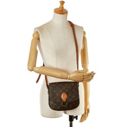 Louis Vuitton Monogram Saint-Cloud MM Shoulder Bag M51243 Brown PVC Leather Women's LOUIS VUITTON