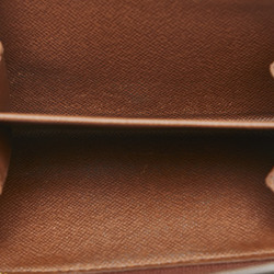 Louis Vuitton Monogram Portemonnay Bi-fold Wallet M61730 Brown PVC Leather Women's LOUIS VUITTON