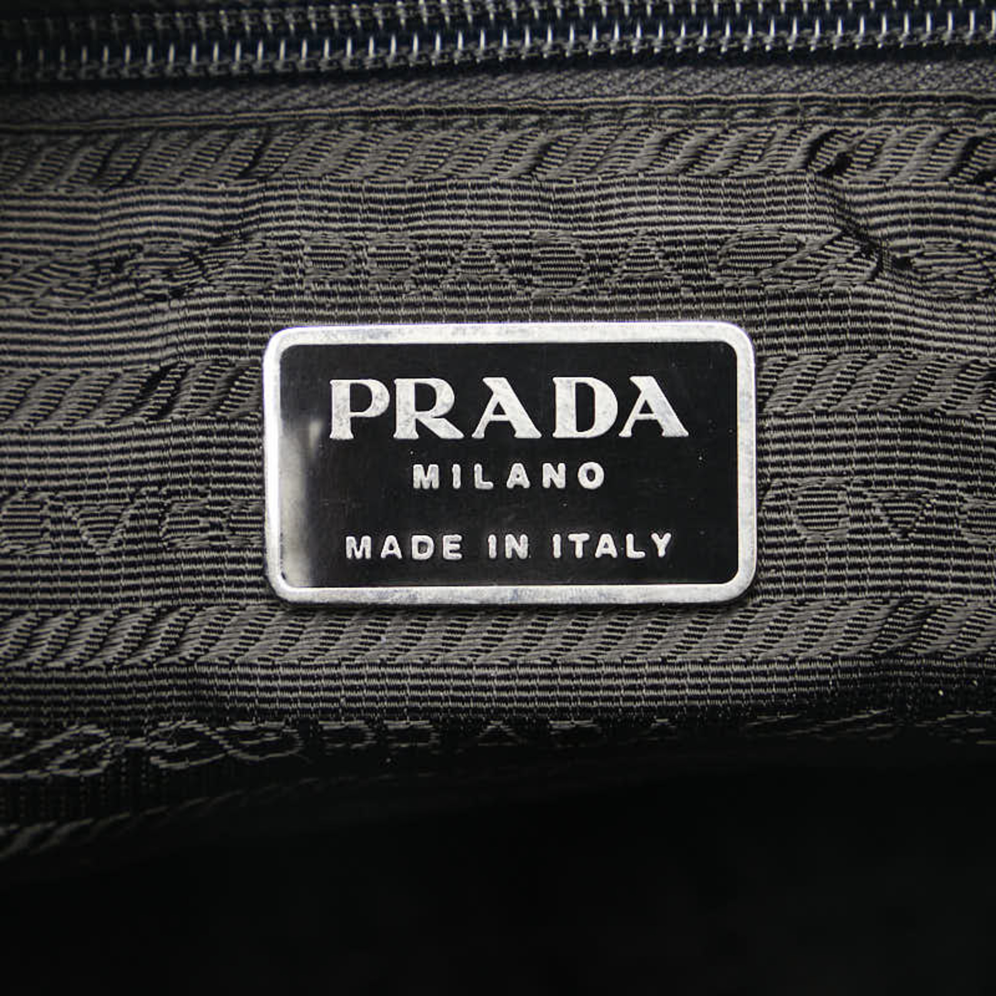 Prada Shoulder Bag B6671 Khaki Nylon Leather Women's PRADA