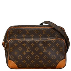 Louis Vuitton Monogram Nile Shoulder Bag M45244 Brown PVC Leather Women's LOUIS VUITTON