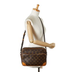 Louis Vuitton Monogram Nile Shoulder Bag M45244 Brown PVC Leather Women's LOUIS VUITTON