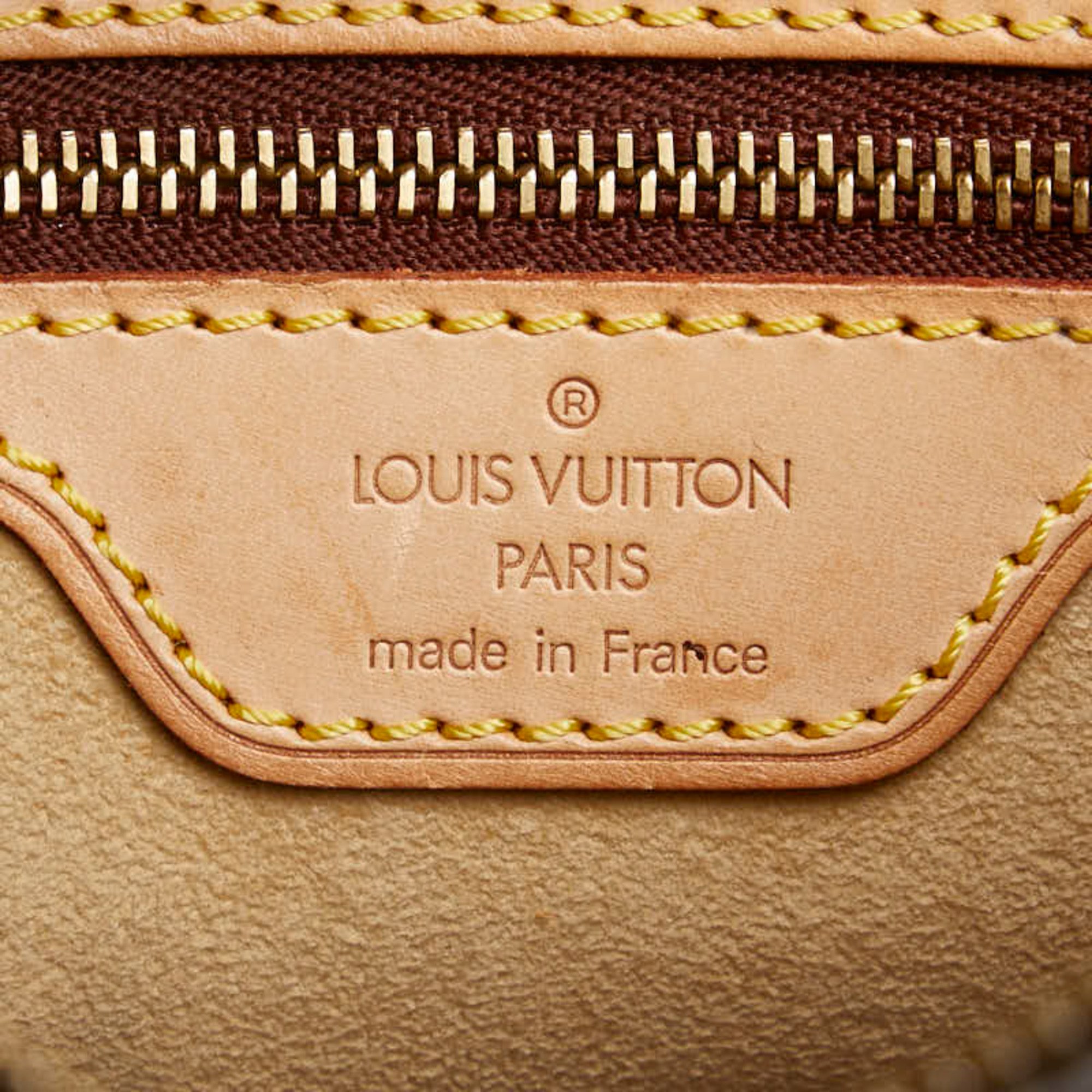 Louis Vuitton Monogram Looping MM Shoulder Bag M51146 Brown PVC Leather Women's LOUIS VUITTON