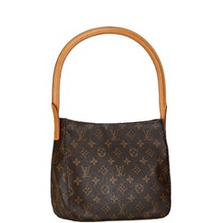 Louis Vuitton Monogram Looping MM Shoulder Bag M51146 Brown PVC Leather Women's LOUIS VUITTON