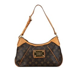 Louis Vuitton Monogram Thames PM Shoulder Bag M56384 Brown PVC Leather Women's LOUIS VUITTON