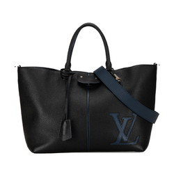 Louis Vuitton Pernel Handbag Shoulder Bag M54778 Noir Black Navy Taurillon Leather Men's LOUIS VUITTON