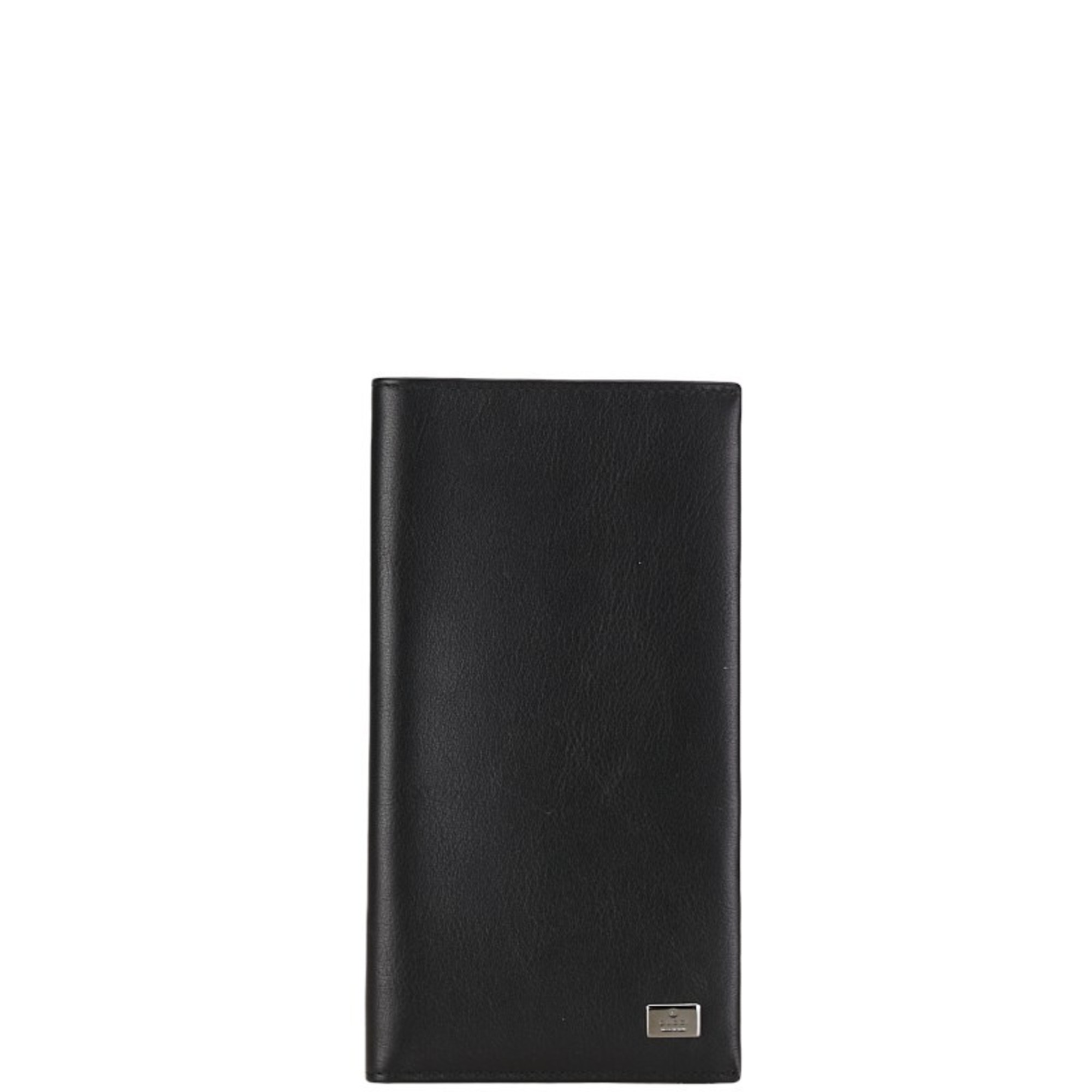 Gucci Long Wallet 120959 Black Leather Women's GUCCI