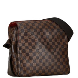 Louis Vuitton Damier Naviglio Shoulder Bag N45255 Brown PVC Leather Women's LOUIS VUITTON