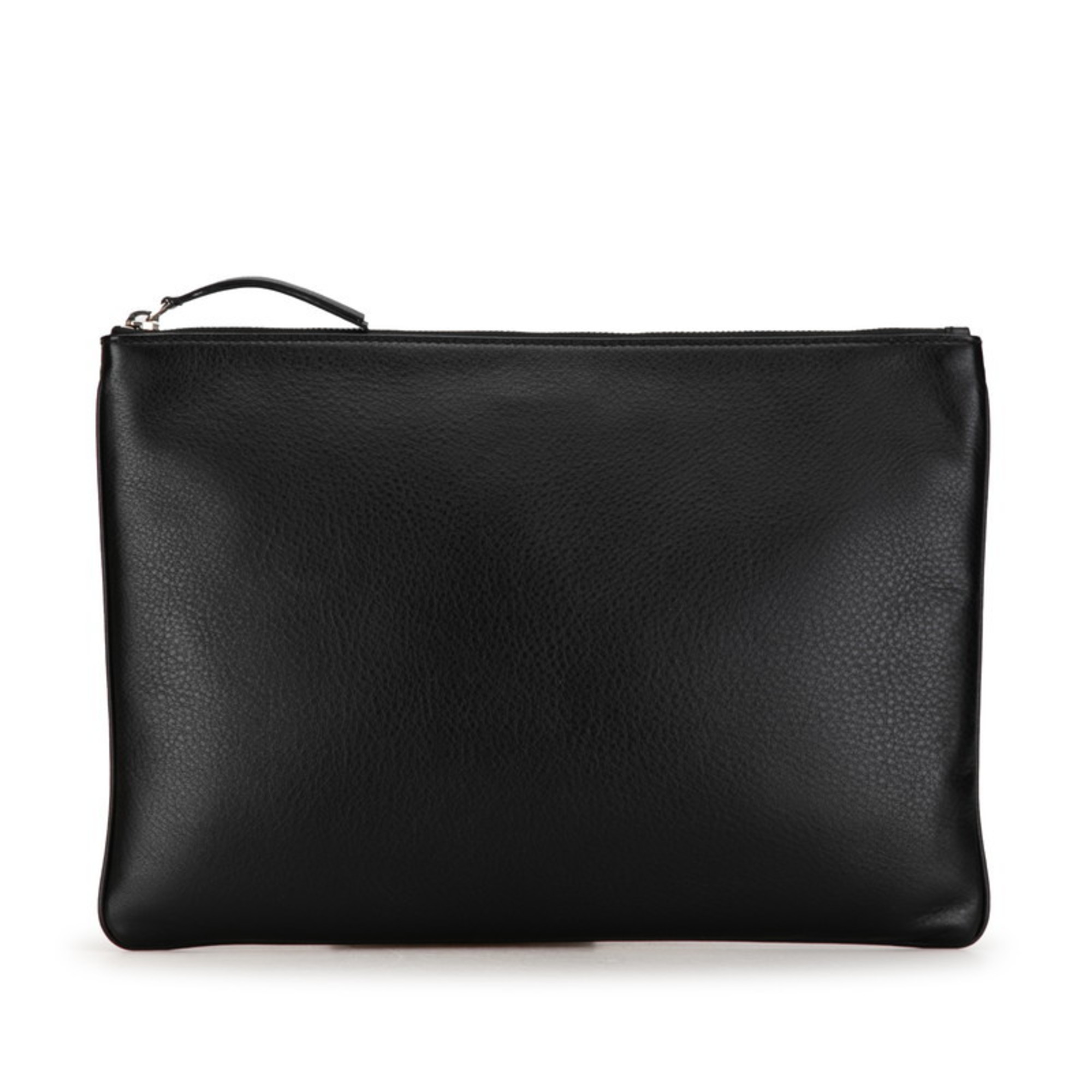 Balenciaga Clip Everyday Clutch Bag Second 485110 Black Leather Men's BALENCIAGA