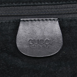 Gucci Shoulder Bag 115.1206 Black Gold Suede Women's GUCCI