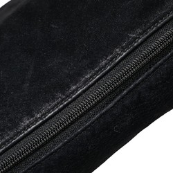 Gucci Shoulder Bag 115.1206 Black Gold Suede Women's GUCCI