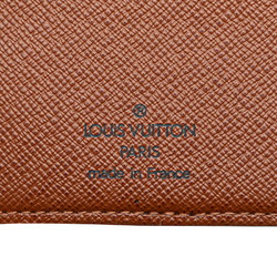 Louis Vuitton Monogram Organizer de Poche Business Card Holder M60502 Brown PVC Leather Women's LOUIS VUITTON