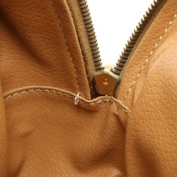 CELINE Macadam Pattern Backpack Rucksack PVC Leather Brown Dark