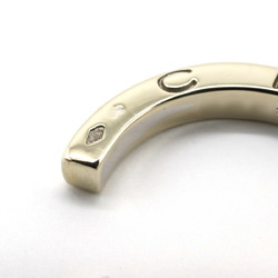 CHANEL C Signature Ring, K18WG, 750WG, White Gold, Size 11