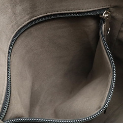 GUCCI GG Supreme Shoulder Bag PVC Leather Beige Black 473878