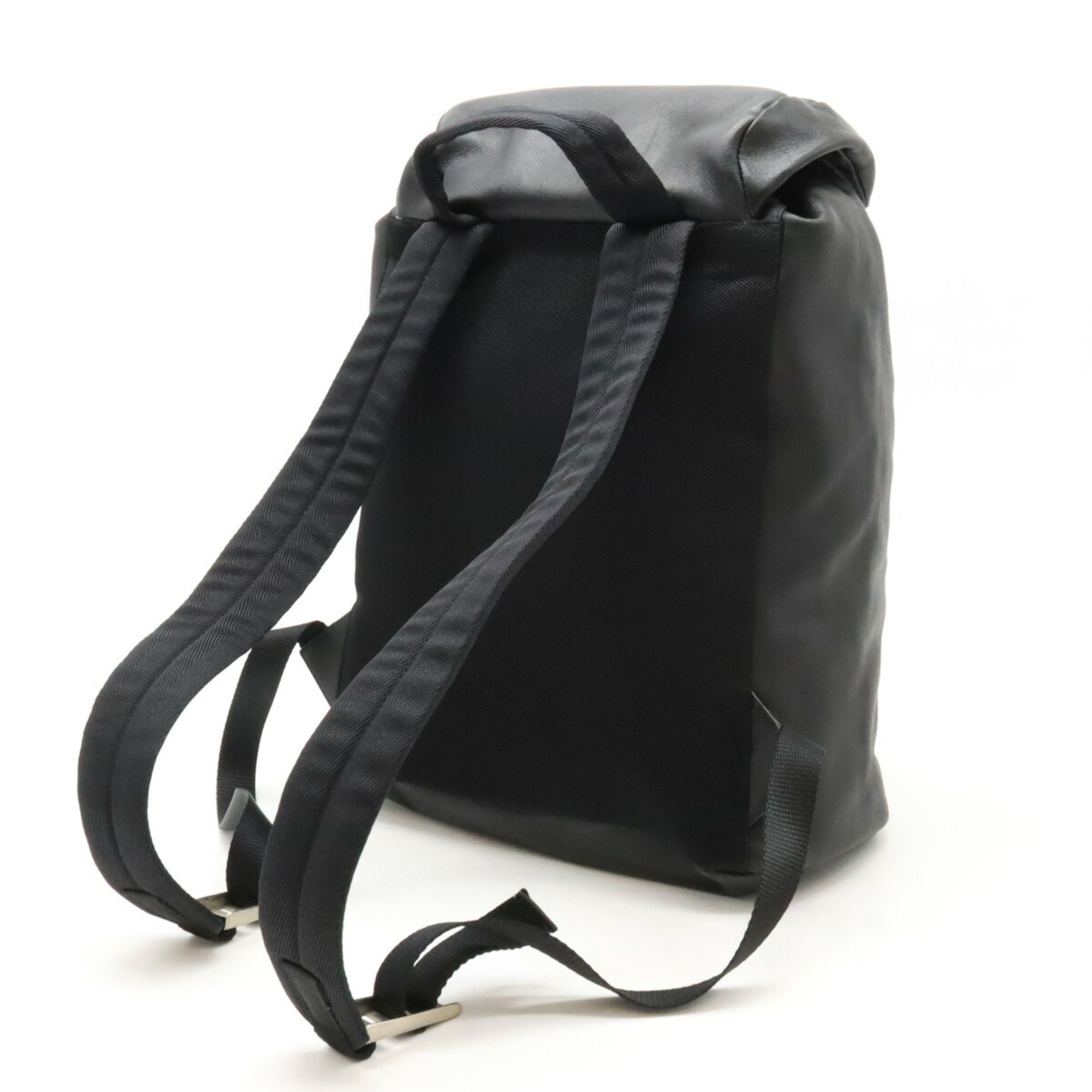 PRADA Prada Backpack Rucksack Soft Calf Leather NERO Black B9462