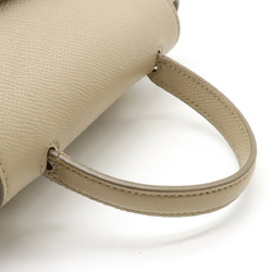 CELINE Pico Belt Bag Handbag Shoulder Leather Beige 194263ZVA