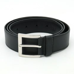 PRADA SAFFIANO Belt Leather Black #95